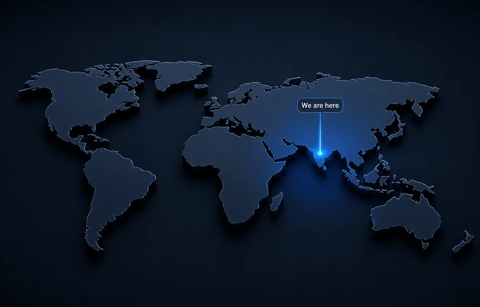 We are here — India