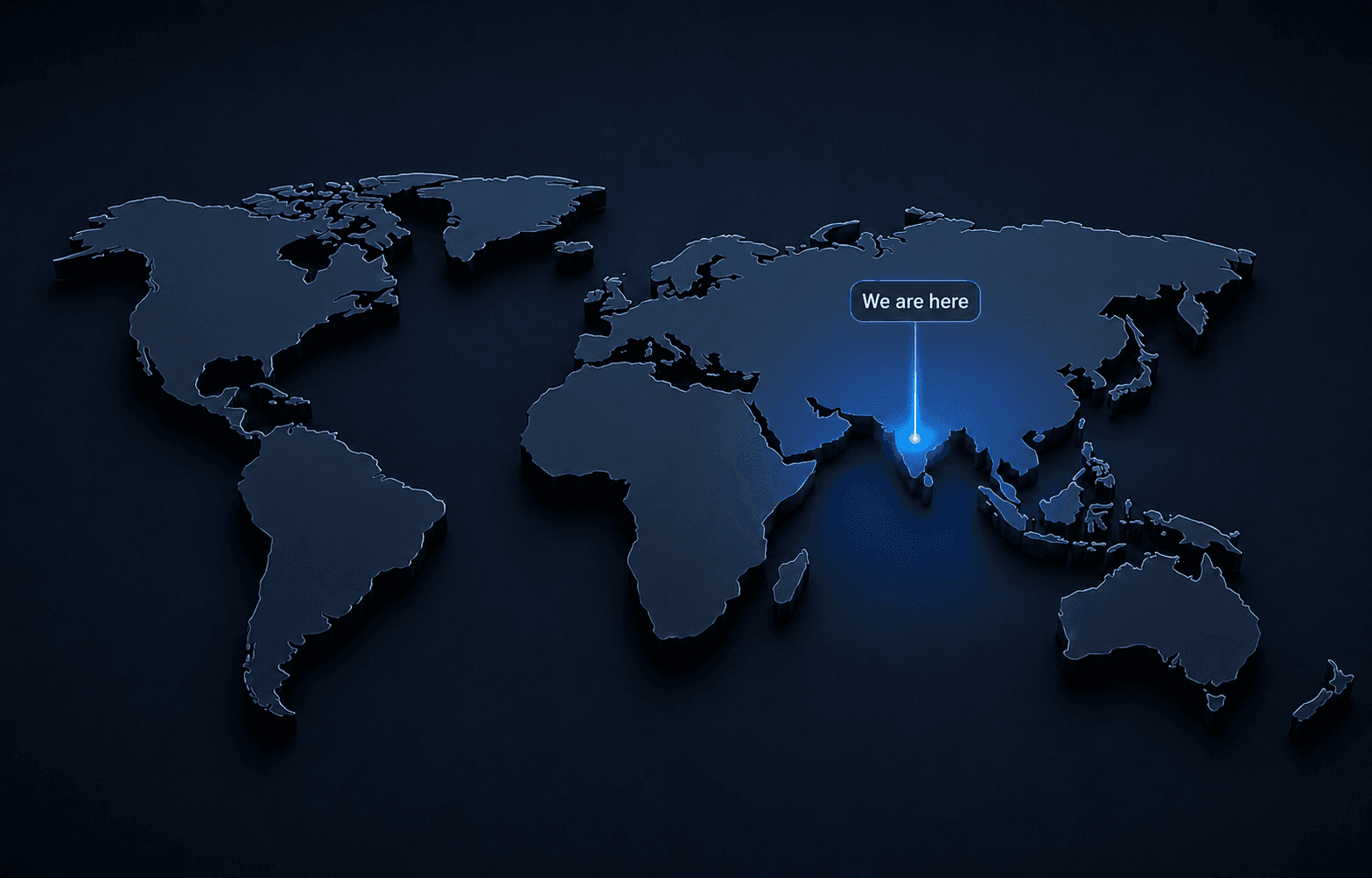 We are here — India